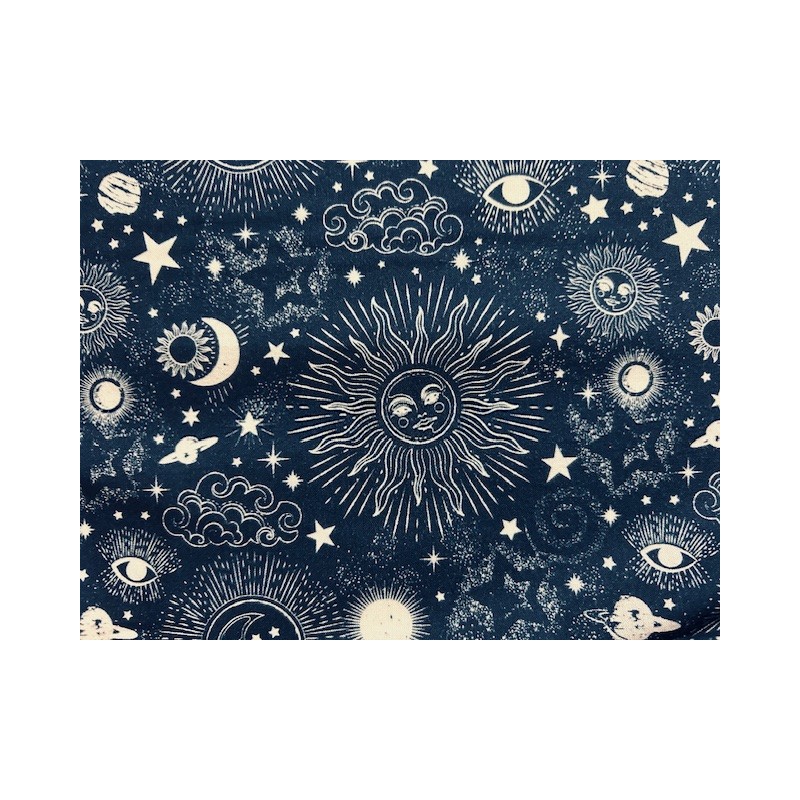 Tissu Zodiac Astro Little Johnny - Coton OekoTex