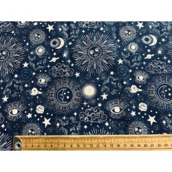 Tissu Zodiac Astro Little Johnny - Coton OekoTex