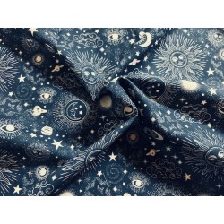 Tissu Zodiac Astro Little Johnny - Coton OekoTex