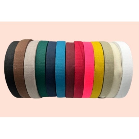 Sangle unie souple 30mm (plusieurs coloris)