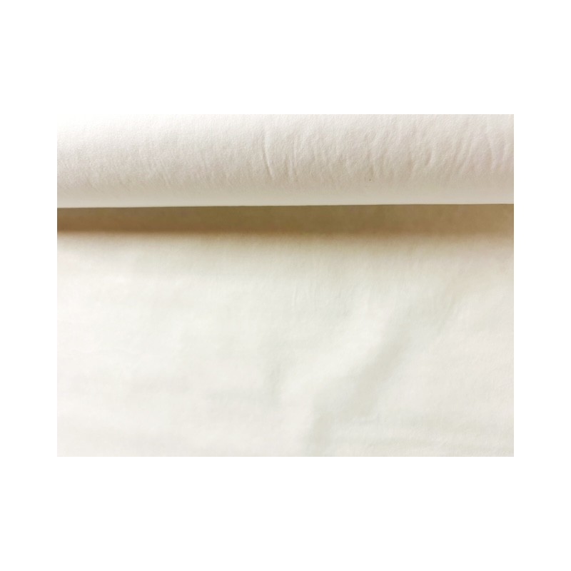 Toile thermocollante non tissée blanc