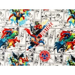 Tissu Licence Justice League BD - Coton OekoTex